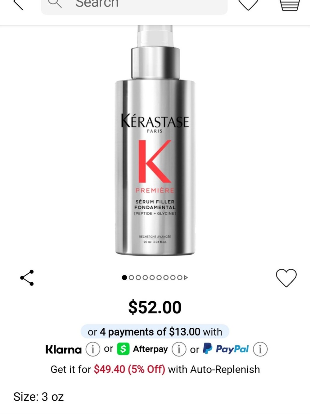 NIB KERASTASE PREMIERE REPAIRING ANTI FRIZZ FILLER SERUM - Picture 3 of 12